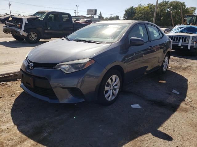 5YFBURHE6EP057687 - 2014 TOYOTA CORROLA LE GRAY photo 2