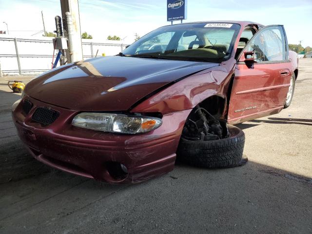 1G2WK52J32F284574 - 2002 PONTIAC GRAND PRIX ბურგუნდია ფოტო 2