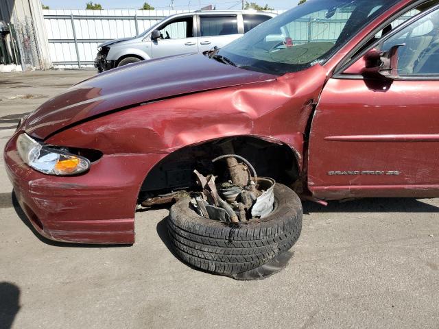 1G2WK52J32F284574 - 2002 PONTIAC GRAND PRIX ბურგუნდია ფოტო 9
