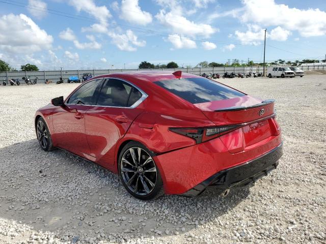 JTHGZ1B28N5054471 - 2022 LEXUS IS 350 F-S RED photo 3