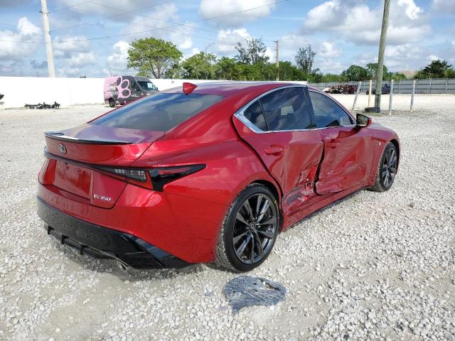 JTHGZ1B28N5054471 - 2022 LEXUS IS 350 F-S RED photo 4