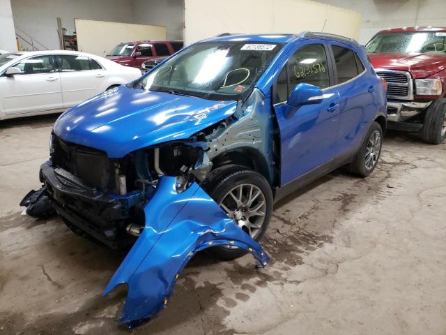 KL4CJ1SM6GB647205 - 2016 BUICK ENCORE SPO BLUE photo 2