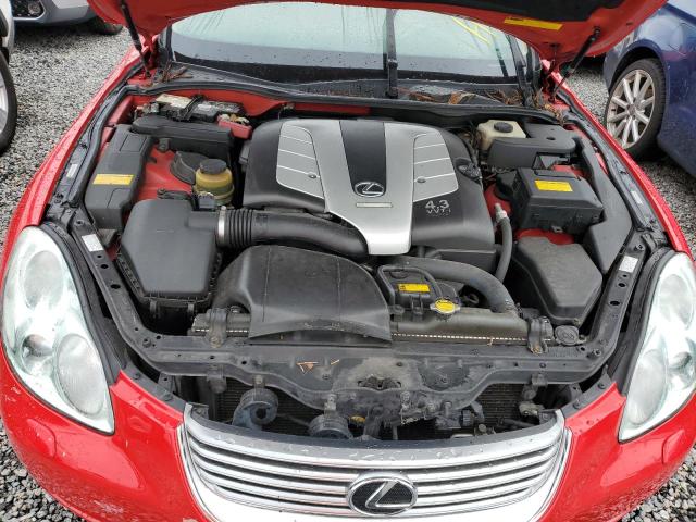 JTHFN48Y030039199 - 2003 LEXUS SC 430 RED photo 7