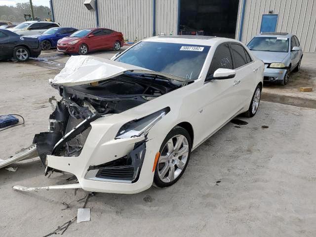 1G6AS5S3XE0123706 - 2014 CADILLAC CTS PERFOR WHITE photo 2