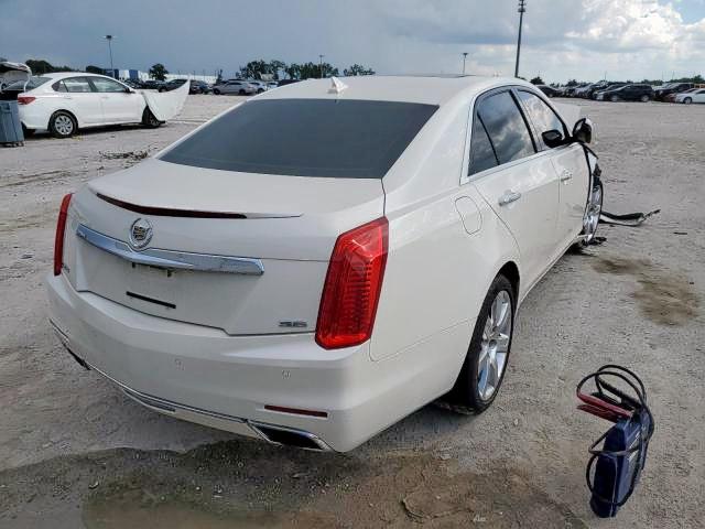 1G6AS5S3XE0123706 - 2014 CADILLAC CTS PERFOR WHITE photo 4