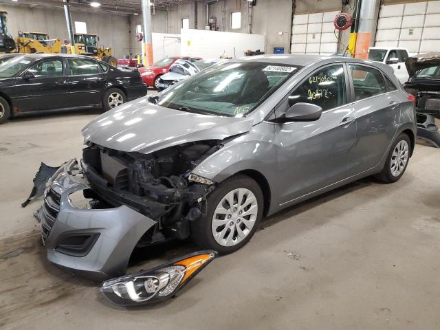 KMHD35LH4HU371203 - 2017 HYUNDAI ELANTRA GT SILVER photo 2