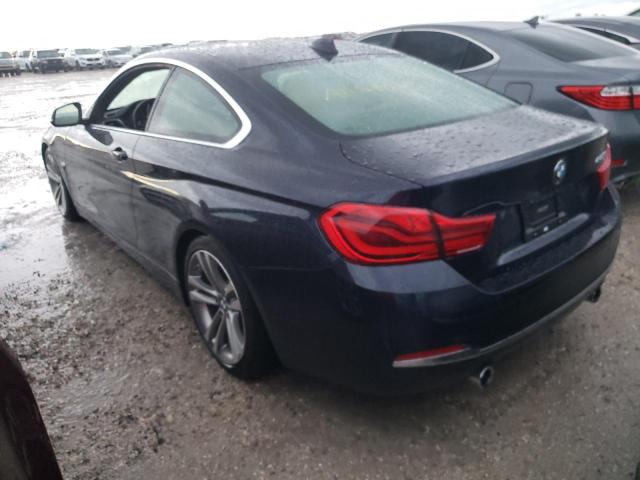 WBA4W7C58JAB93784 - 2018 BMW 440I BLUE photo 3