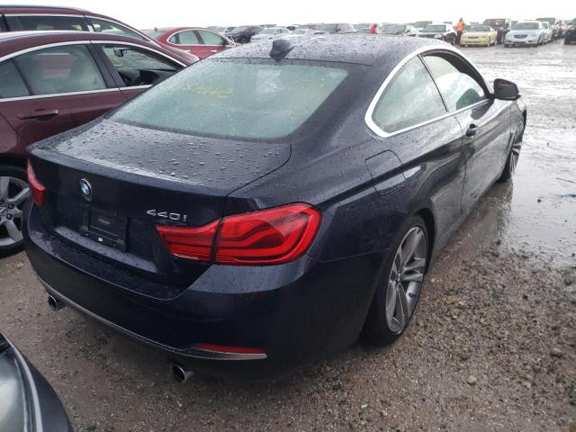 WBA4W7C58JAB93784 - 2018 BMW 440I BLUE photo 4