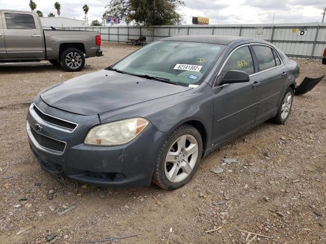 1G1ZG57B694217705 - 2009 CHEVROLET MALIBU LS GRAY photo 2