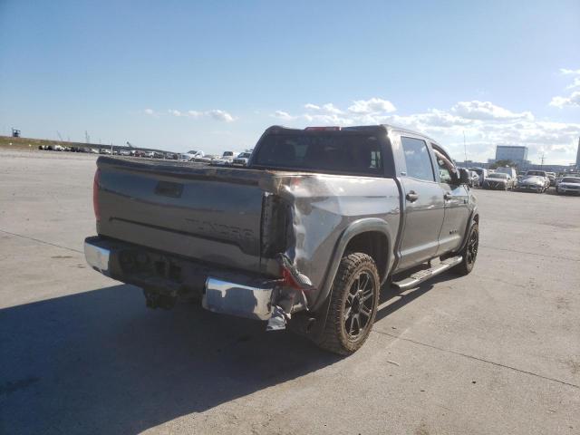 5TFEY5F15JX237006 - 2018 TOYOTA TUNDRA CRE GRAY photo 4