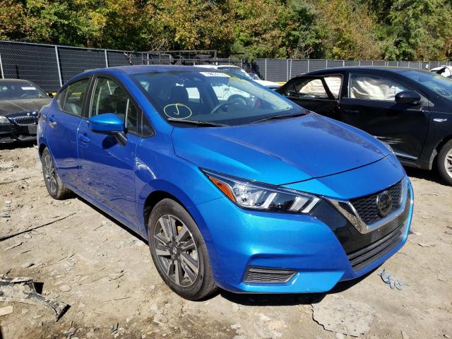 3N1CN8EV2ML871057 - 2021 NISSAN VERSA SV BLUE photo 1