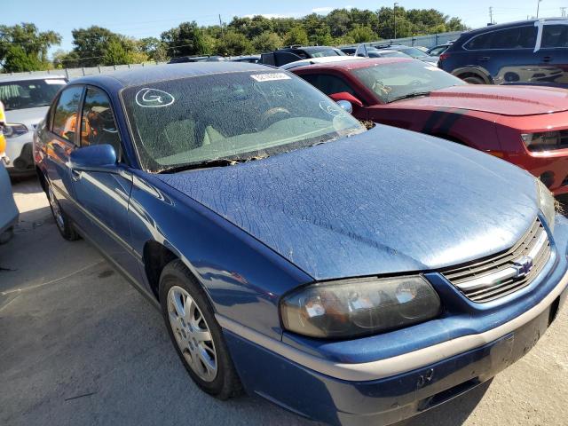 2G1WF52E949154306 - 2004 CHEVROLET IMPALA BLUE photo 1