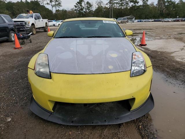 JN1AZ34D25M602250 - 2005 NISSAN 350Z COUPE YELLOW photo 5