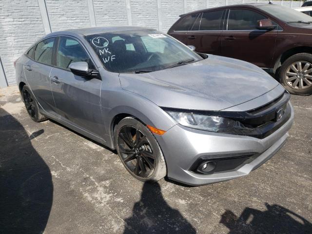 19XFC2F83KE028475 - 2019 HONDA CIVIC SPOR SILVER photo 1