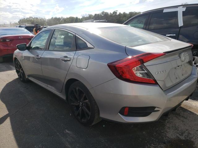 19XFC2F83KE028475 - 2019 HONDA CIVIC SPOR SILVER photo 3