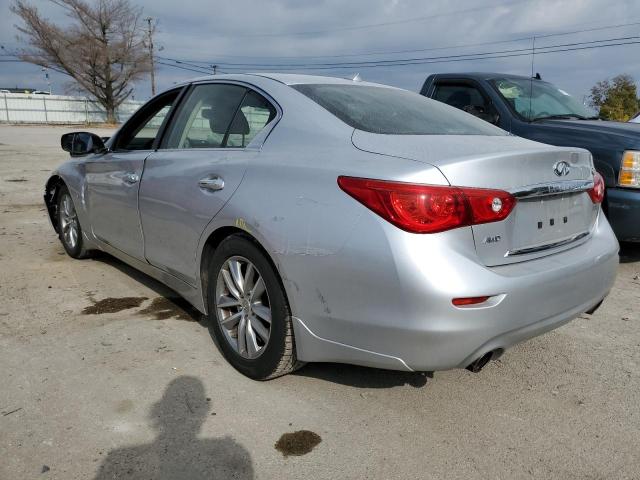 JN1BV7AR5EM707162 - 2014 INFINITI Q50 BASE SILVER photo 3