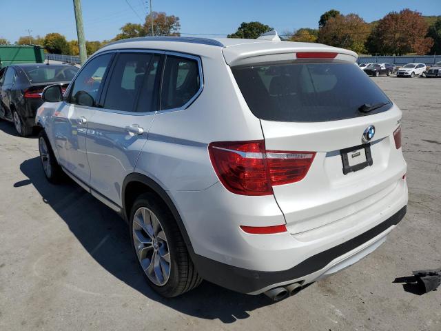 5UXWX9C55G0D70664 - 2016 BMW X3 XDRIVE2 WHITE photo 3