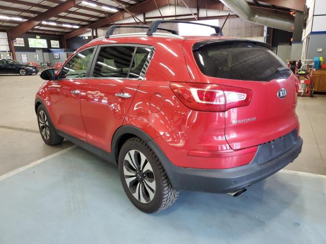 KNDPCCA61D7388783 - 2013 KIA SPORTAGE S RED photo 3