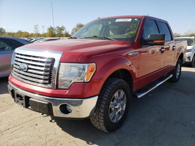 1FTFW1EF1BFA35965 - 2011 FORD F150 SUPER BURGUNDY photo 2