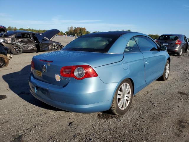 WVWBA71F18V055007 - 2008 VOLKSWAGEN EOS TURBO BLUE photo 4