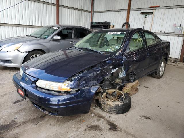 1G3NL52T31C166367 - 2001 OLDSMOBILE ALERO GL BLUE photo 2