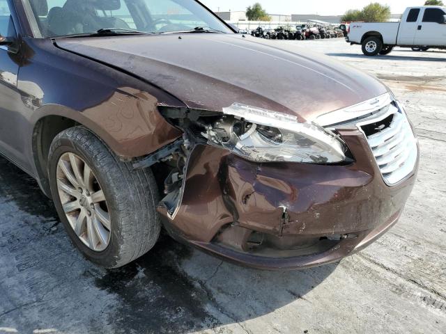 1C3CCBBB9DN568811 - 2013 CHRYSLER 200 TOURIN BROWN photo 9