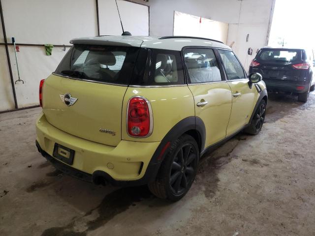 WMWZC5C55BWL55083 - 2011 MINI COOPER S C YELLOW photo 4