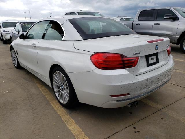 WBA3T1C51FP820649 - 2015 BMW 428 XI SUL WHITE photo 3