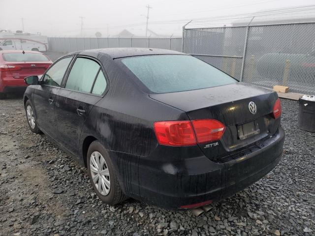 3VW2K7AJ7EM245043 - 2014 VOLKSWAGEN JETTA BASE BLACK photo 3