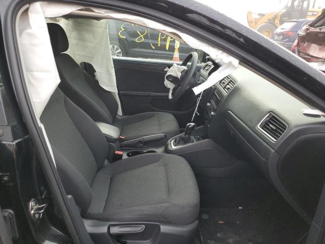 3VW2K7AJ7EM245043 - 2014 VOLKSWAGEN JETTA BASE BLACK photo 5