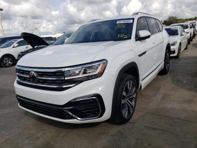 1V2CR2CA8MC571919 - 2021 VOLKSWAGEN ATLAS SEL WHITE photo 2