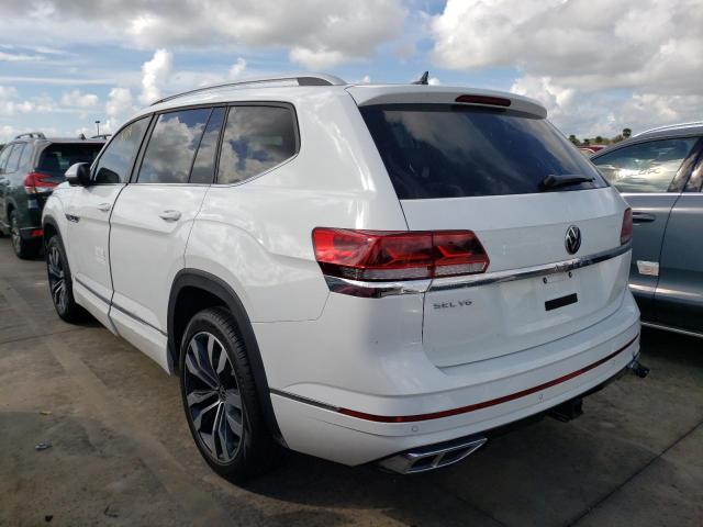 1V2CR2CA8MC571919 - 2021 VOLKSWAGEN ATLAS SEL WHITE photo 3