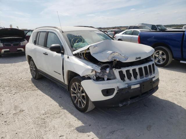 1C4NJCBA7GD777367 - 2016 JEEP COMPASS SP WHITE photo 1