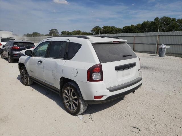 1C4NJCBA7GD777367 - 2016 JEEP COMPASS SP WHITE photo 3