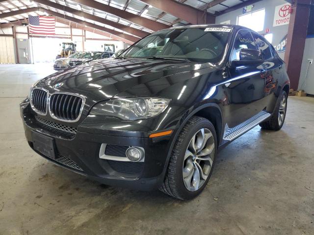 5UXFG2C52E0C44640 - 2014 BMW X6 XDRIVE3 BLACK photo 2