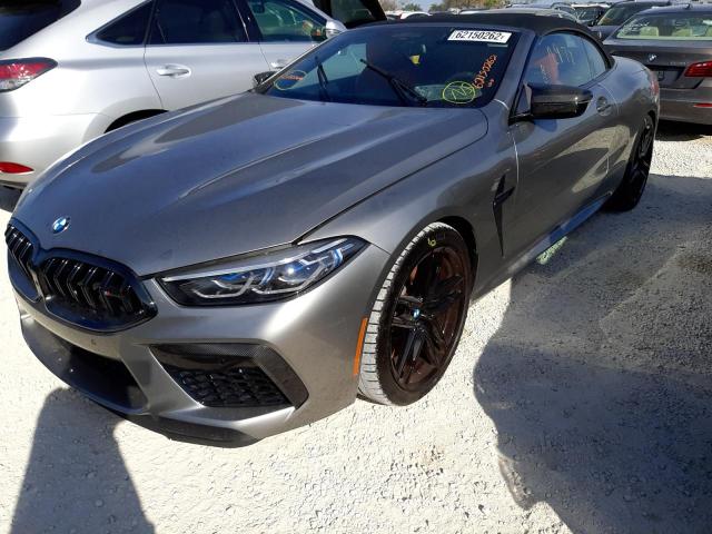 WBSDZ0C04NCH67130 - 2022 BMW M8 GRAY photo 2