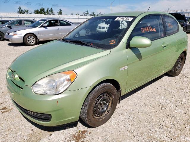 KMHCN35CX8U101775 - 2008 HYUNDAI ACCENT BAS GREEN photo 2