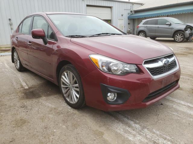 JF1GJAK64DH011387 - 2013 SUBARU IMPREZA LI MAROON photo 1