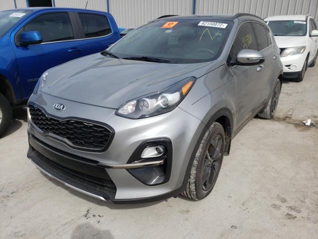 KNDP63AC8L7785452 - 2020 KIA SPORTAGE S SILVER photo 2