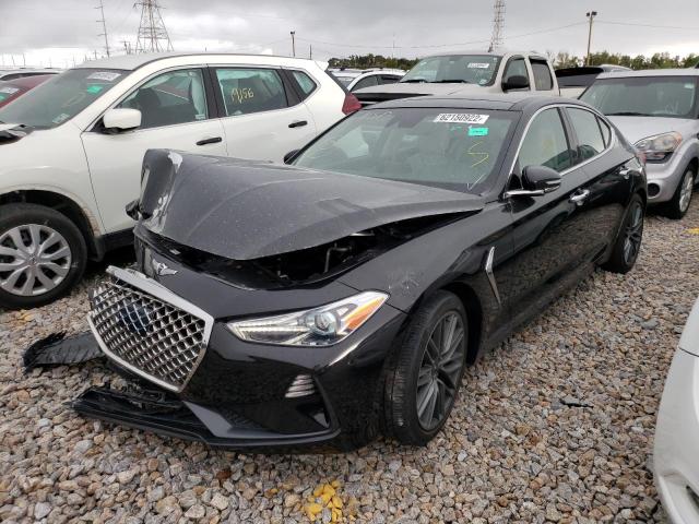 KMTG34LAXKU034767 - 2019 GENESIS G70 ELITE BLACK photo 2