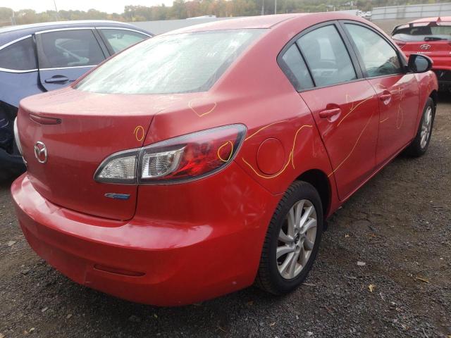 JM1BL1VP6D1795499 - 2013 MAZDA 3 I RED photo 4