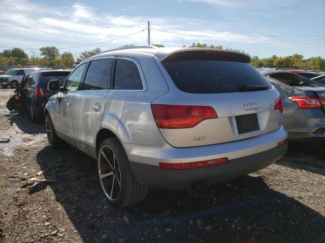 WA1BY74L37D049317 - 2007 AUDI Q7 3.6 QUA SILVER photo 3