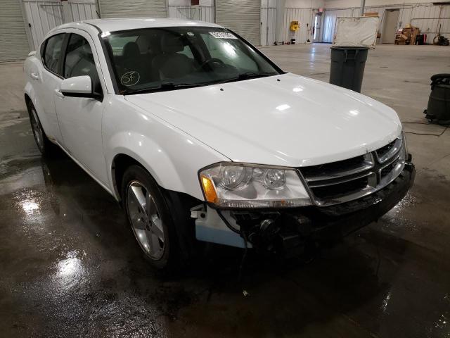 1B3BD2FB6BN587295 - 2011 DODGE AVENGER LU WHITE photo 1