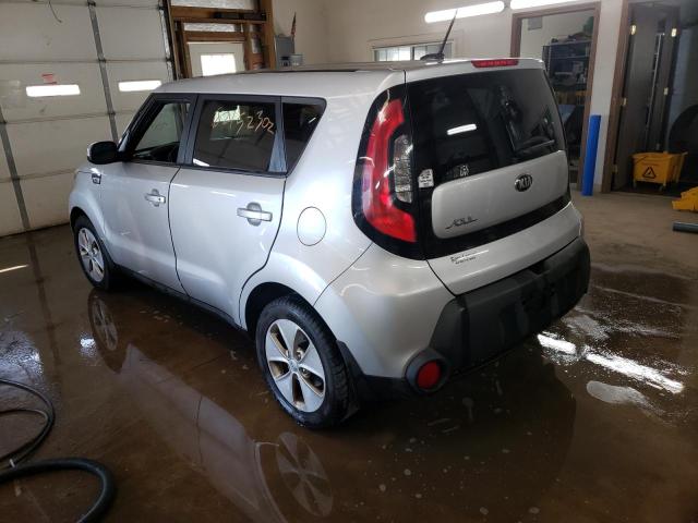 KNDJN2A27F7790799 - 2015 KIA SOUL SILVER photo 3