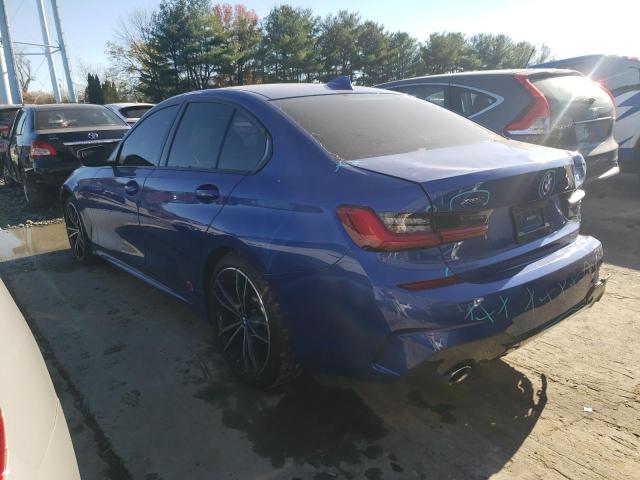 WBA5R7C5XKAE82761 - 2019 BMW 330XI BLUE photo 3