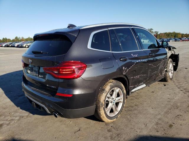 5UXTY5C08M9H02598 - 2021 BMW X3 XDRIVE3 BLACK photo 4