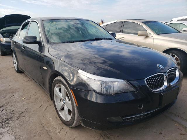 WBANV13518CZ52498 - 2008 BMW 528 XI BLACK photo 1