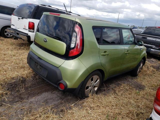 KNDJN2A22E7712445 - 2014 KIA SOUL GREEN photo 4