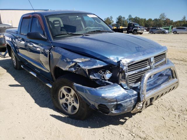 1D7HE48K06S533535 - 2006 DODGE DAKOTA QUA BLUE photo 1