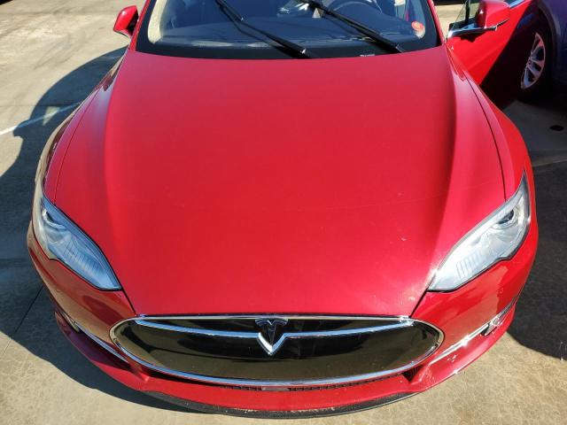5YJSA1H17EFP54949 - 2014 TESLA MODEL S Կարմիր լուսանկար 7